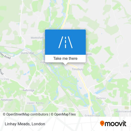 Linhay Meads map