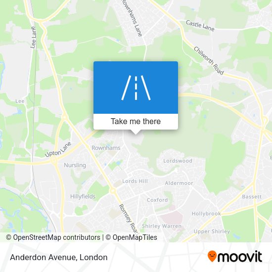Anderdon Avenue map