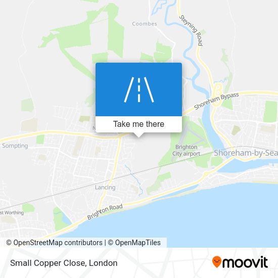 Small Copper Close map