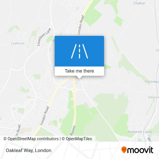 Oakleaf Way map