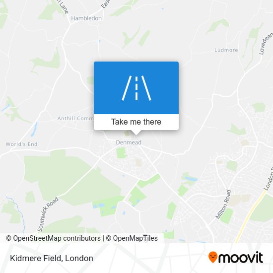 Kidmere Field map