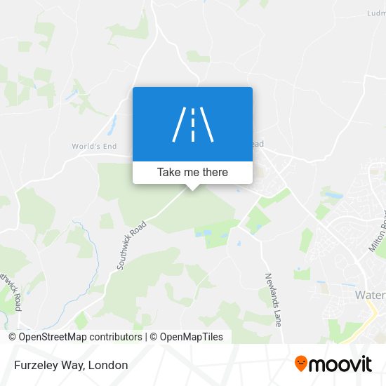 Furzeley Way map