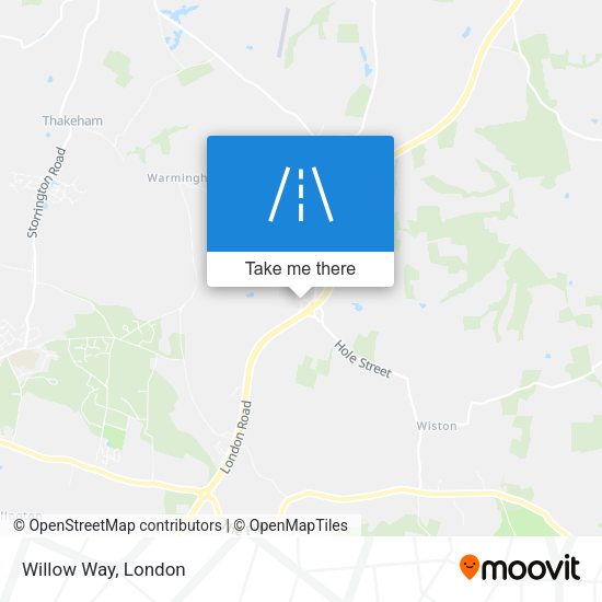 Willow Way map