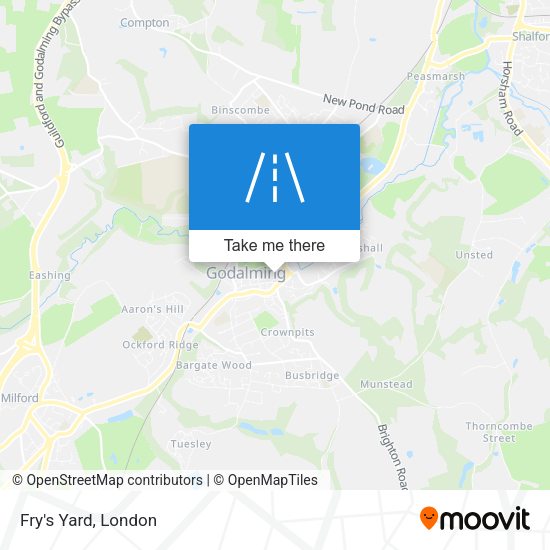 Fry's Yard map