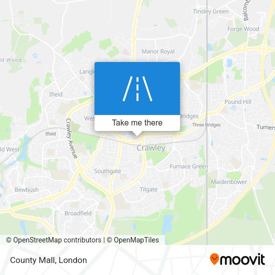 County Mall map