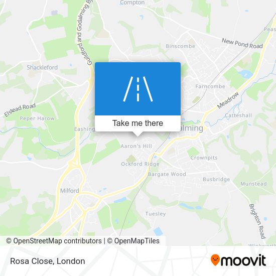 Rosa Close map