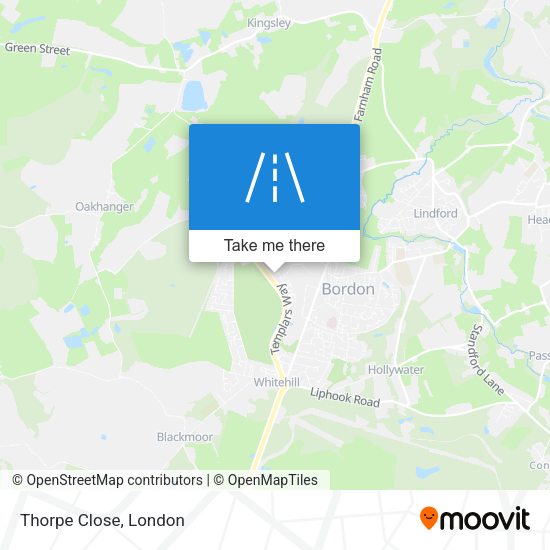 Thorpe Close map