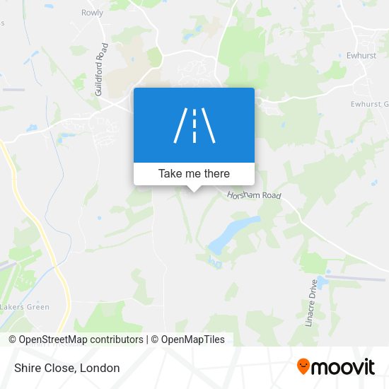 Shire Close map