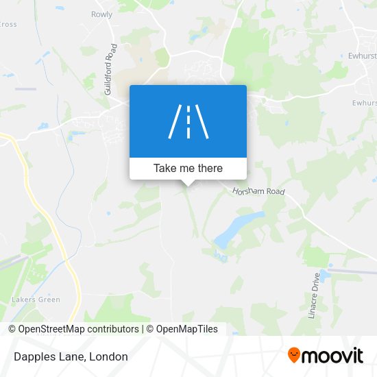 Dapples Lane map