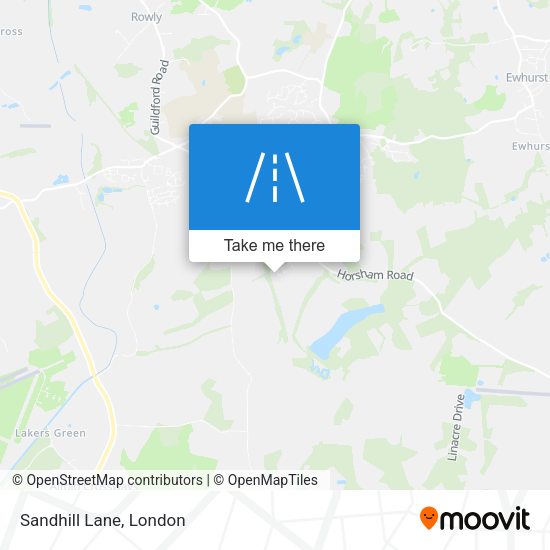 Sandhill Lane map