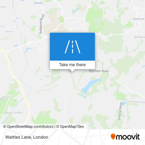 Wattles Lane map
