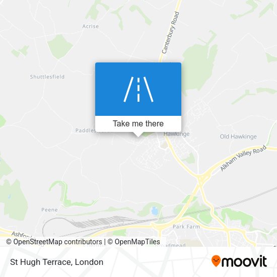 St Hugh Terrace map