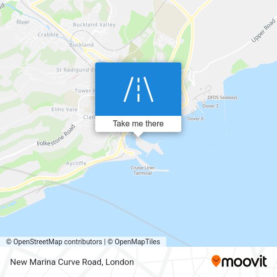 New Marina Curve Road map