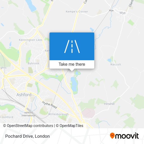 Pochard Drive map