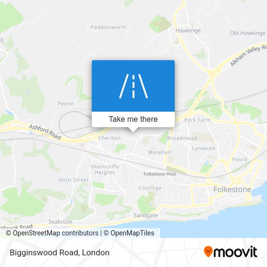 Bigginswood Road map