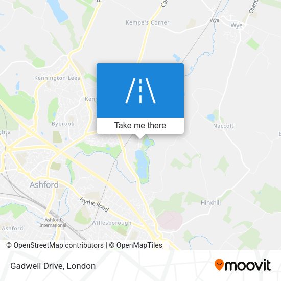 Gadwell Drive map