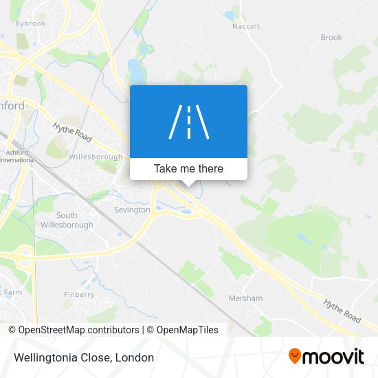 Wellingtonia Close map