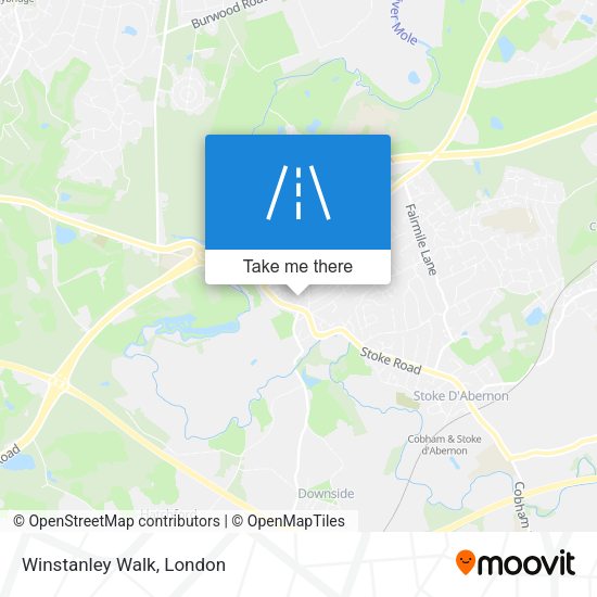 Winstanley Walk map