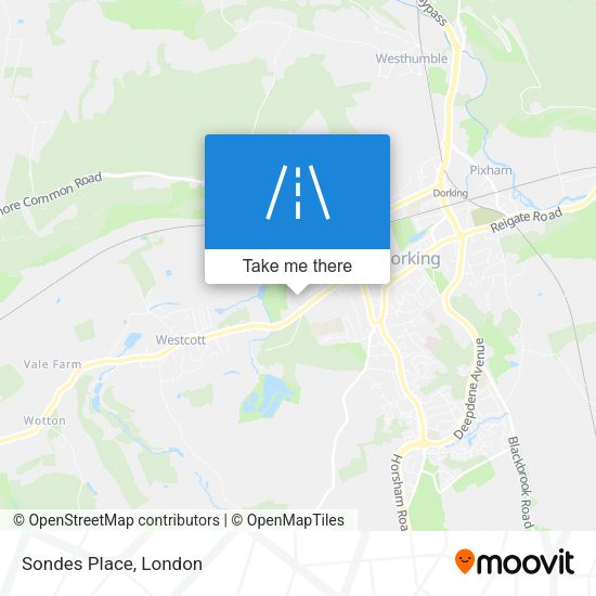Sondes Place map