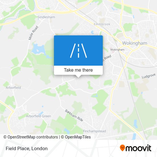 Field Place map