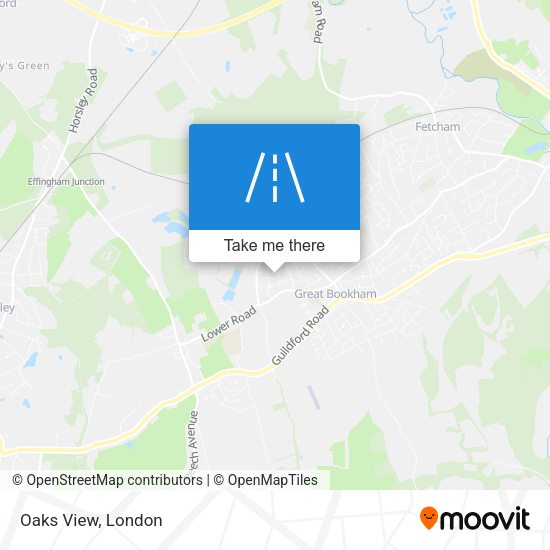 Oaks View map