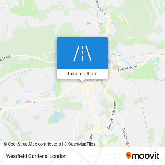 Westfield Gardens map