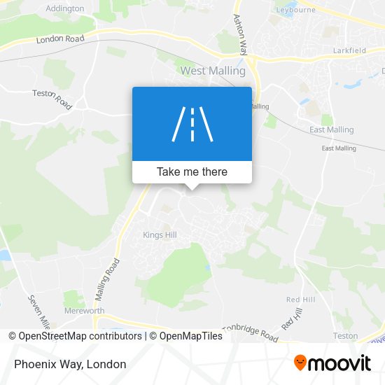 Phoenix Way map
