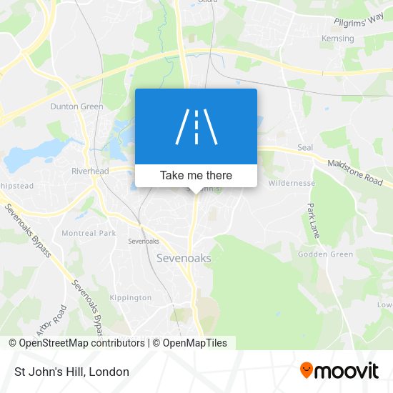 St John's Hill map