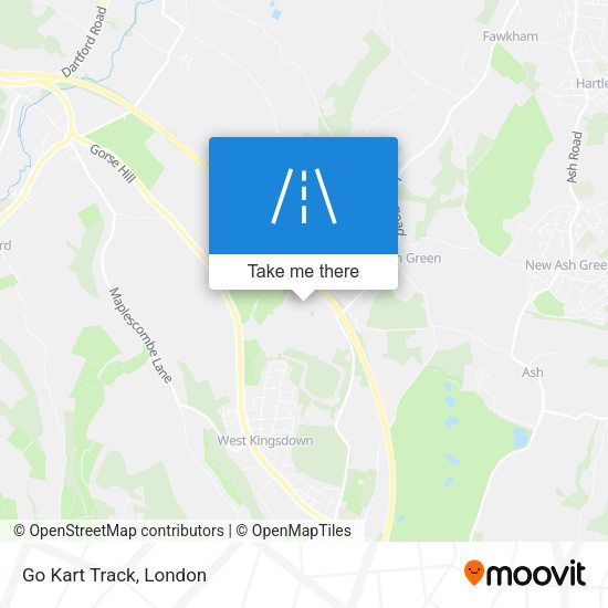 Go Kart Track map