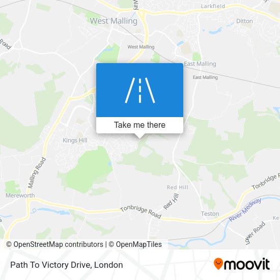 Path To Victory Drive map