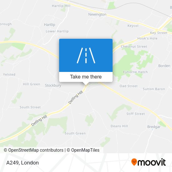 A249 map