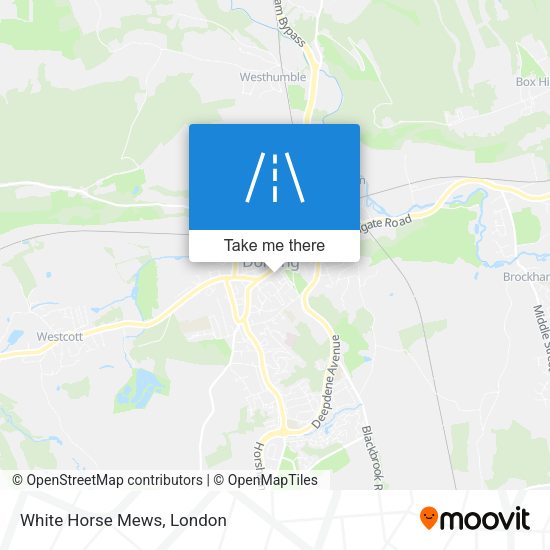 White Horse Mews map