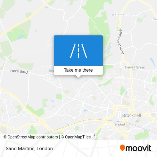 Sand Martins map