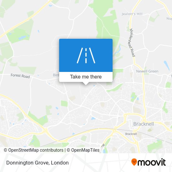 Donnington Grove map