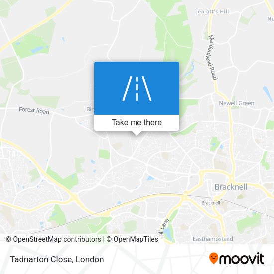 Tadnarton Close map
