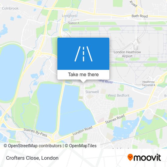 Crofters Close map