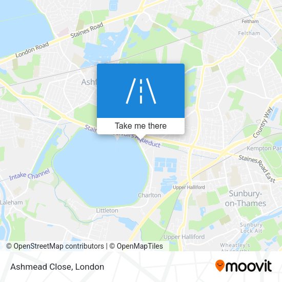 Ashmead Close map