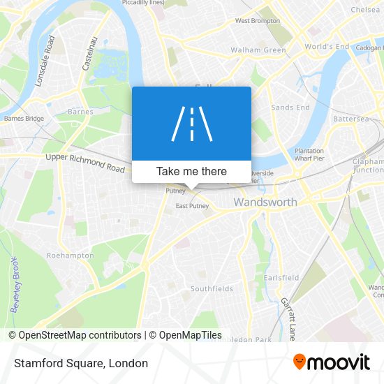 Stamford Square map