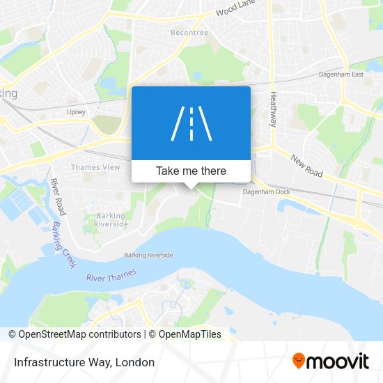Infrastructure Way map