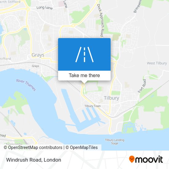 Windrush Road map