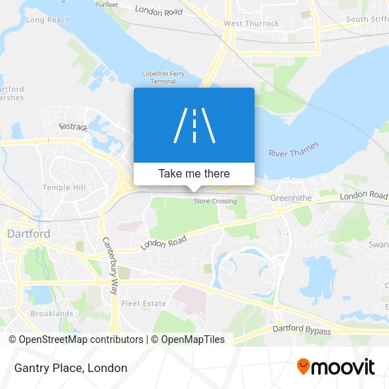Gantry Place map