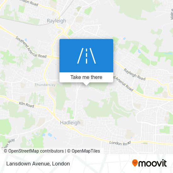 Lansdown Avenue map