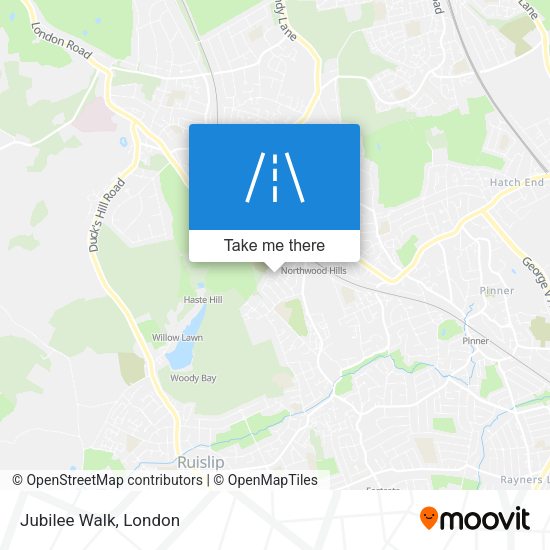 Jubilee Walk map