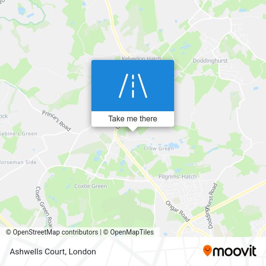 Ashwells Court map