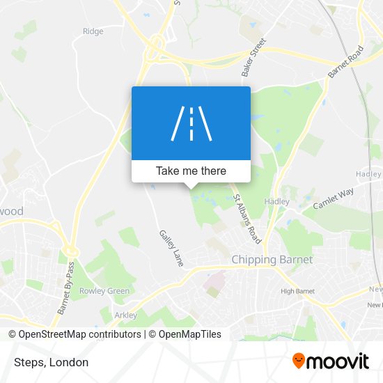 Steps map