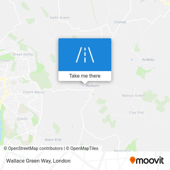 Wallace Green Way map