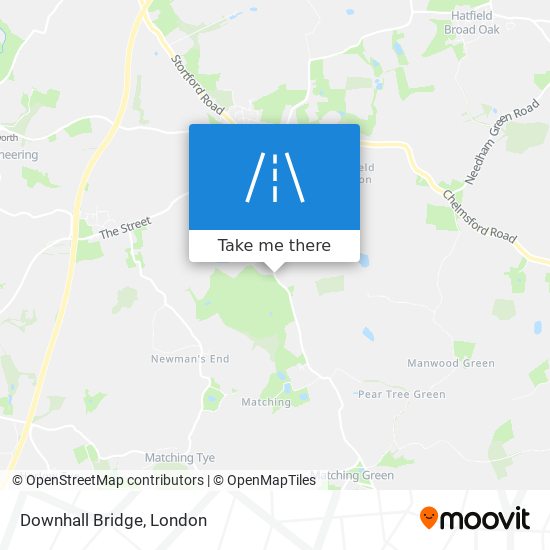 Downhall Bridge map