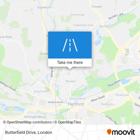 Butterfield Drive map