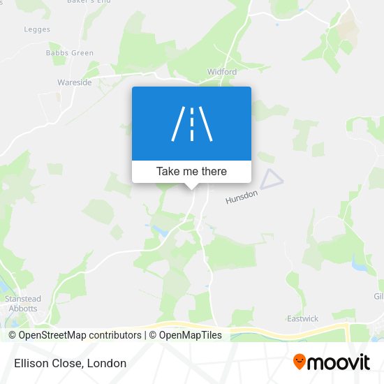 Ellison Close map