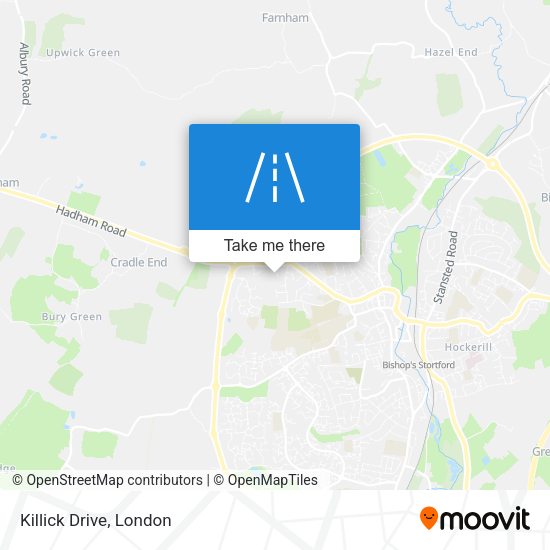 Killick Drive map